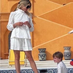 Buru Smocked Waist Mini Skirt